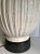 Mid-Century Organic Modern White Ceramic Pottery Crackle Glaze Lamp For Sale In Los Angeles - Image 6 of 7