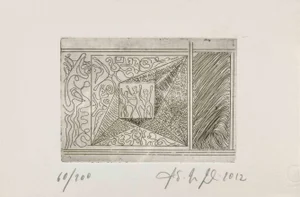 Fausto Maria Franchi, Abstract Composition, Etching, 2012