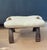 Mid century global decor classic: Camel saddle stool from northern Africa. This stool features a reversible cushion in...