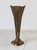 Vintage Brass Fluted Trumpet Vase For Sale - Image 9 of 9