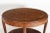 Oval Elm & Mahogany Burl Side Table, 1930s For Sale - Image 3 of 8