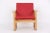 Børge Mogensen chair with runners, model 2256. Made by Fredericia Furniture. Renovated. Oak foieved and new pillows with...