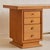 Mid-Century Modern French Oak Architect’s Desk with Inset Glass Top, 1950s For Sale - Image 3 of 11