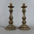 A refined and striking pair of vintage freestanding candlesticks, attributed to fine craftsmanship from the early 20th...