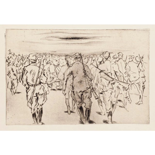 Front Italien - Original Etching on Paper - 1918 1918 For Sale - Image 3 of 3