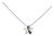 Platinum Alexandrite & Diamond Flower Blossom Necklace For Sale