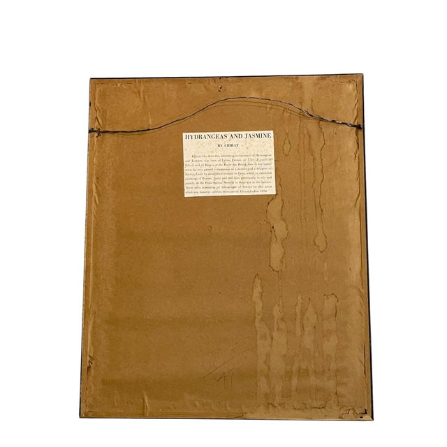 Green Pair Vintage English Country House Framed Floral Botanical Prints After Redoute and Chirat For Sale - Image 8 of 14