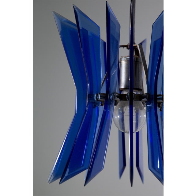 Pendant Lamp in Glass from Veca, 1970 For Sale - Image 3 of 8