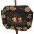 A fine and rare American Federal pole screen probably New England. The octagonal japanned screen is painted with a scenic...