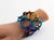 1980s David Spada Modernist Rainbow Multicolor Aluminum Bangle Bracelet For Sale - Image 5 of 14