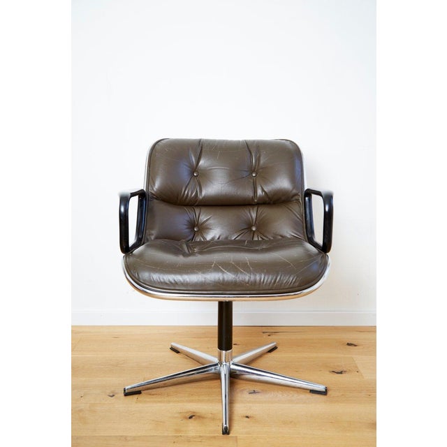 1960s Executive Chair by Charles Pollock for Knoll International, 1960s For Sale - Image 5 of 14