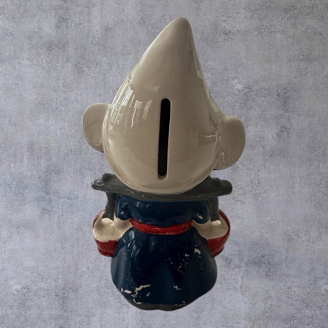 Mid 20th Century Vintage Banco Mexicano De Occidente Dutch Girl Ceramic Coin Bank Hand Painted For Sale - Image 5 of 10