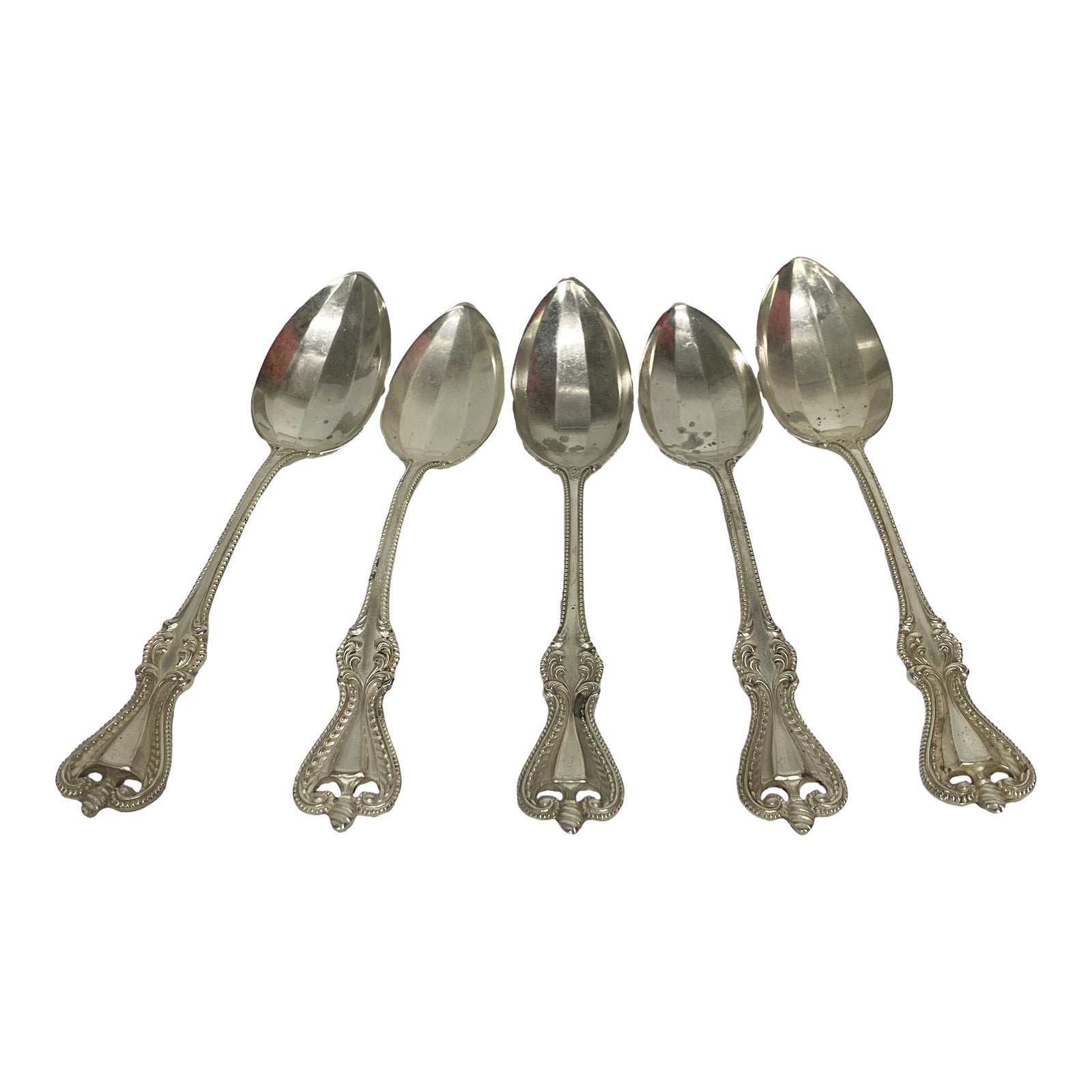 Antique Towle "Old Colonial" Sterling Silver Teaspoons, Set of 5 Chairish
