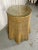 Wood Trompe l'Oeil Draped Wicker "Ghost" Side Table For Sale - Image 7 of 13