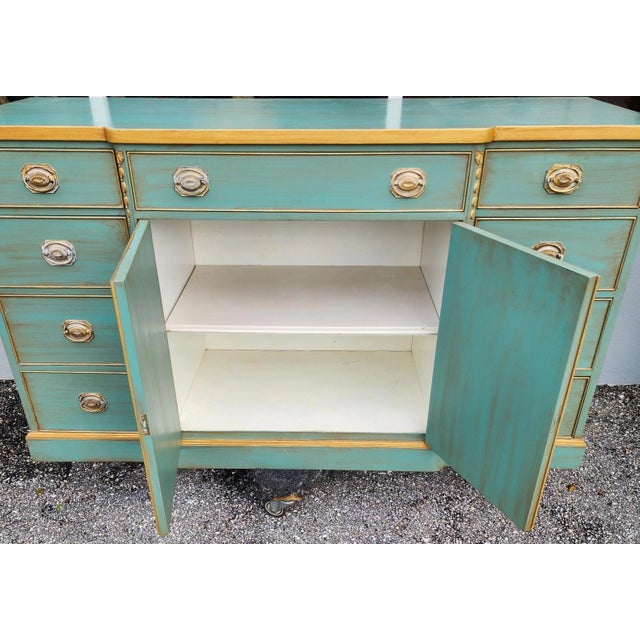 Antique Irwin French Country Buffet Sideboard Bar For Sale In Miami - Image 6 of 18