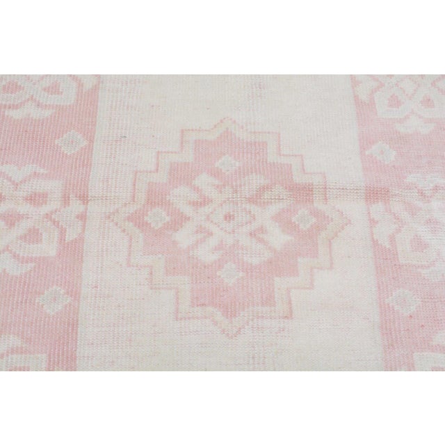 Turkish Vintage Turkish Anatolian Hand Knotted Wool Rug,2'6"X10'5" For Sale - Image 3 of 4