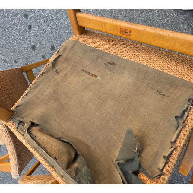 Set of Four Axel Larsson Model 1522 Armchairs for Bodafors, Swedish Modern, 1930s For Sale - Image 9 of 14