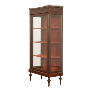 French 19th Century Mahogany Louis XVI Style Vitrine