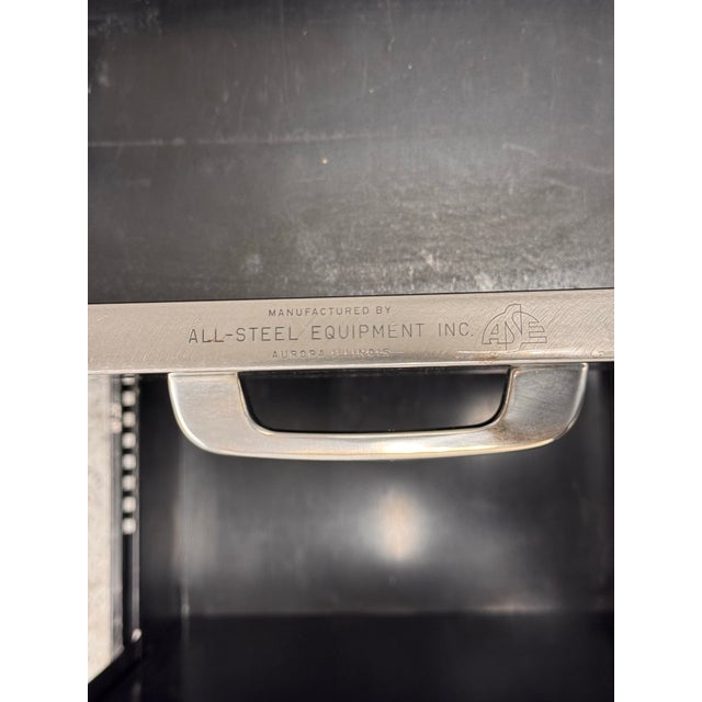 Mid 20th Century All Steel Equipment Tanker Desk For Sale - Image 11 of 12