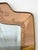 Rare wall mirror by the italian design manufacture artist Giovanni Battista Gariboldi. Brass and pink copper colored...