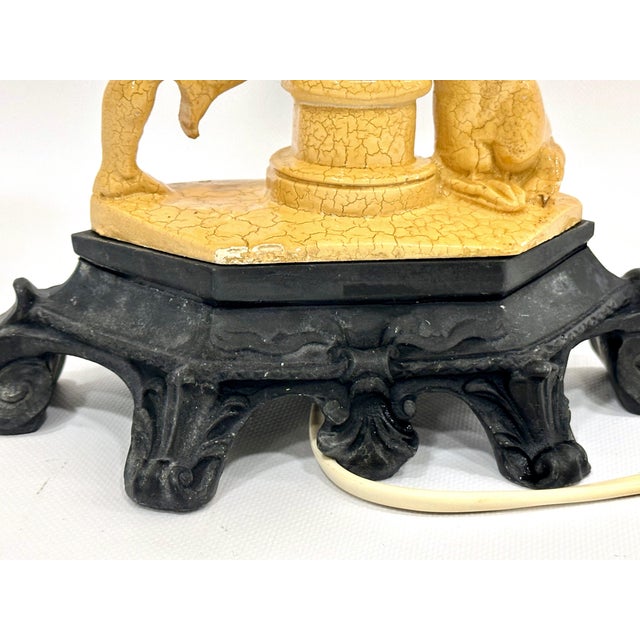 Neo-Classical Table Lamp with Cherubs by Amilcare Santini for Kalmar, 1960s For Sale - Image 9 of 12