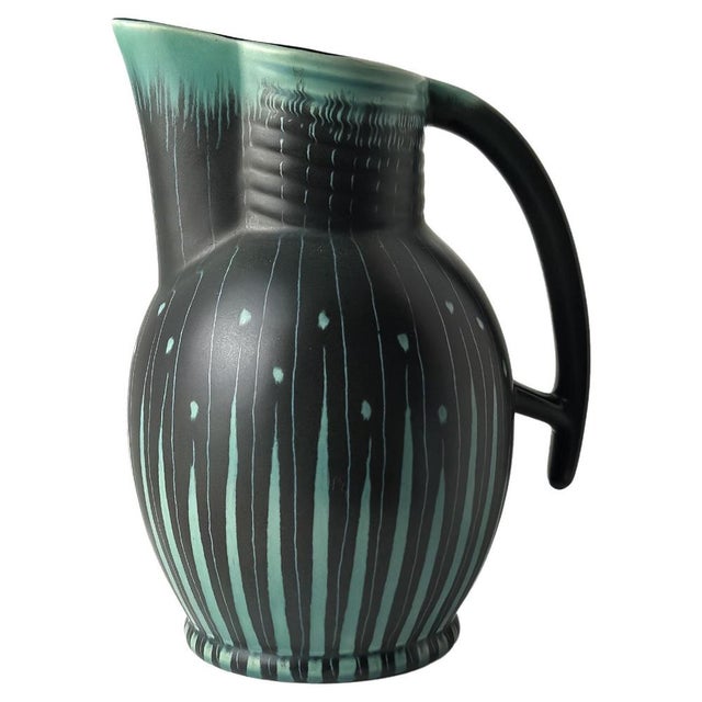 Art Deco Style Pitcher by Colin Melbourne for Beswick, 1960s For Sale - Image 9 of 9