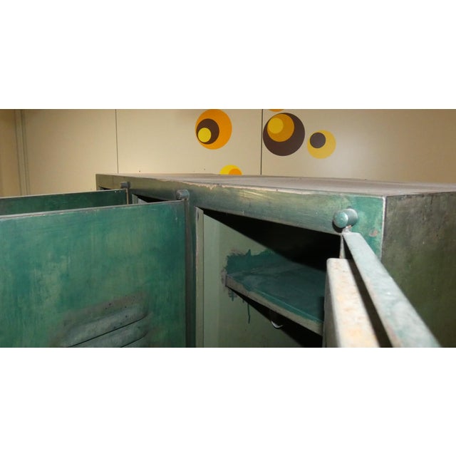 Vintage Italian Metal Military Locker from Officina Di Ricerca, 1960s For Sale - Image 14 of 17