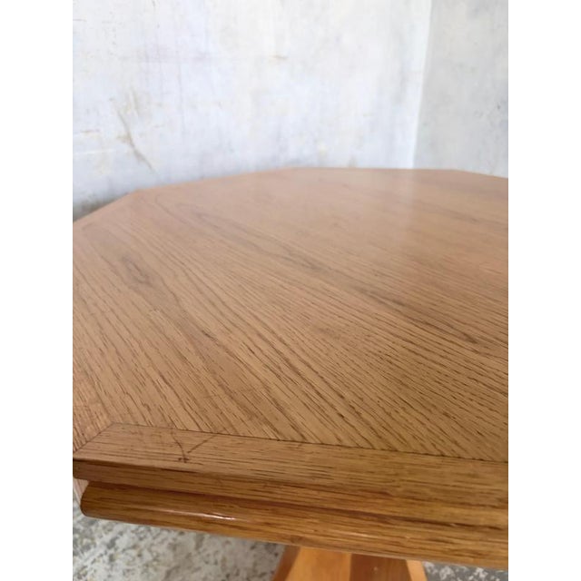 Arts & Crafts Octagonal Oak Coffee Table For Sale - Image 5 of 10