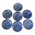 Vintage Blue and White Willow Pattern Decorative Set of Plates Made in Japan For Sale