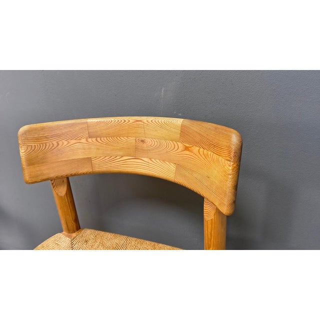 Tan Pine Wood Dining Chairs by Rainer Daumiller for Hirtshals Savvaerk, 1970s, Set of 5 For Sale - Image 8 of 17