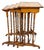 Brown Nesting Coffee Tables in Walnut, 1920, Set of 4 For Sale - Image 8 of 14