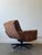 1960's Velvet Swivel Lounge Chair For Sale - Image 12 of 14