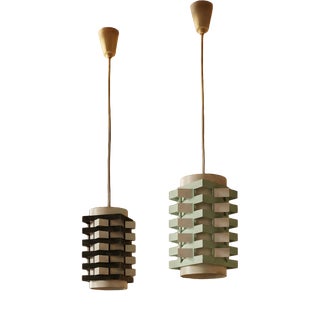Vintage Table Lamps in Metal, 1970s, Set of 2 For Sale