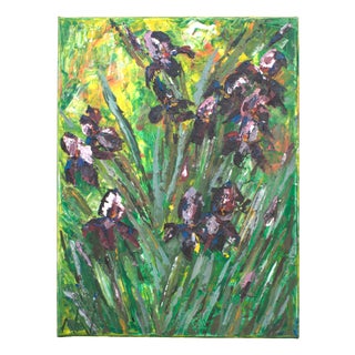 Natalia Vypritskaia, the Dance of the Irises, 2026, Acrylic and Oil on Canvas For Sale