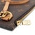 Brown Louis Vuitton Neverfull Monogram Canvas Gold-Tone Hardware Wristlet Bag For Sale - Image 8 of 11