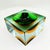 Big Square Ashtray or Catch-all in Murano Glass by Flavio Poli for Seguso. Larger than Flavio Poli's normal squares which...