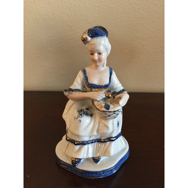 Antique Early 20th Century Kpm German Colonial Woman Porcelain Figurine For Sale In Naples, FL - Image 6 of 6