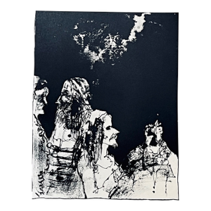 Jean Jansem Original Lithograph Les Justes 1 1969
