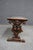 Wood French Baroque Style Carved Walnut Marble Top End Table For Sale - Image 7 of 10