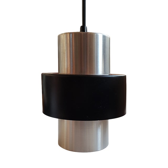 Mid-Century Aluminium Pendant Lamp, 1960s For Sale