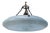 Art Deco Pendant Lamp in Brass and Blue Glass, France, 1920s For Sale