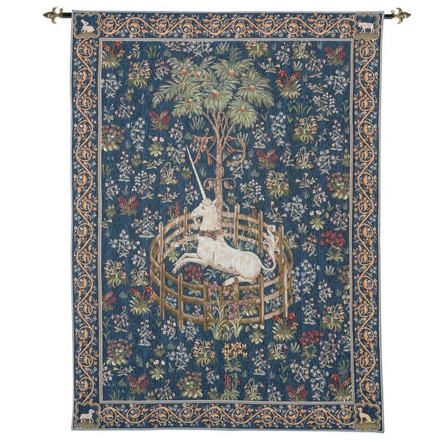 This tapestry was woven at the end of the fifteenth century, and is probably the last one in the series of La Chasse la...