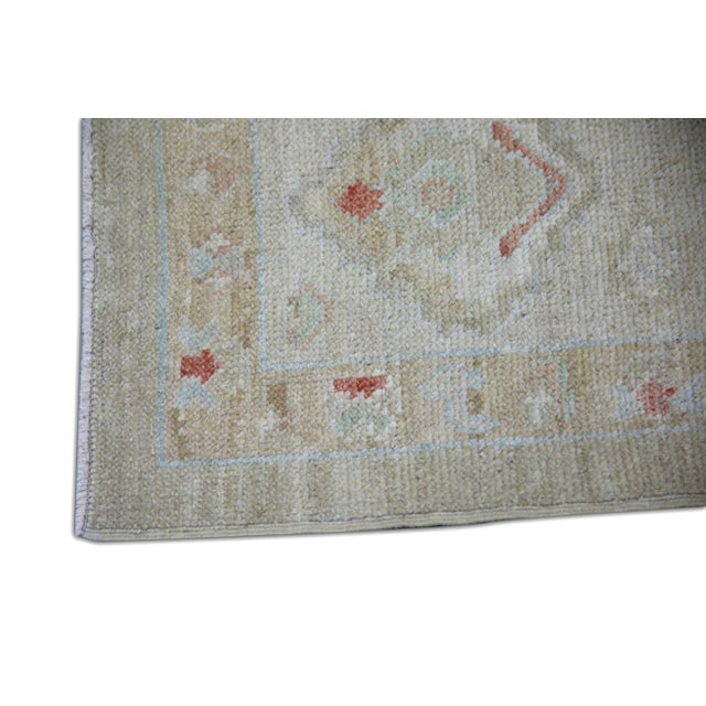 Turkish Modern Turkish Oushak Rug 7'11" x 10'1" For Sale - Image 3 of 7