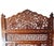 Vintage Four-Panel With Brass Inlay Teak Wood Screen Room Divider For Sale - Image 4 of 8