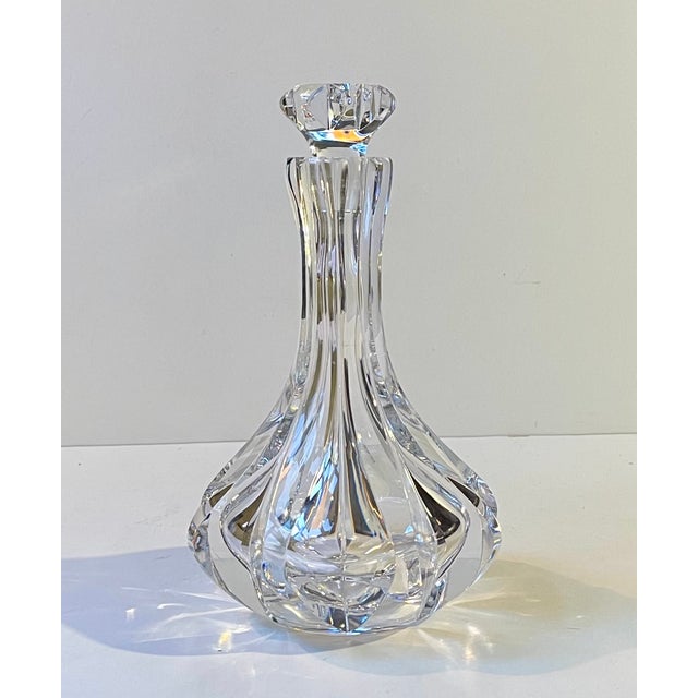 Art Deco Revival Crystal Decanter by Orrefors, Sweden For Sale - Image 12 of 12