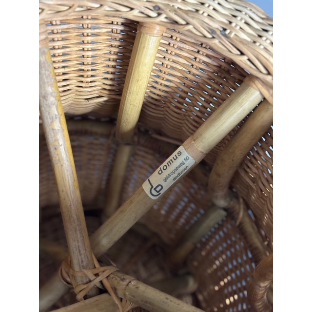 Sculptural Rattan Juttu Mushroom Stool by Eero Aarnio for Artek, Finland, 1960s For Sale - Image 13 of 16