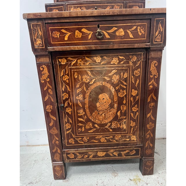 Dutch Marquetry Dressing Table, 19th Century For Sale - Image 4 of 18