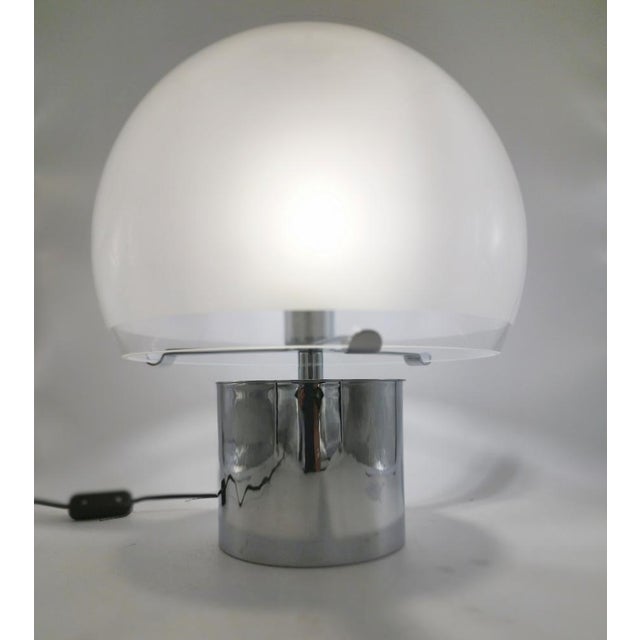 1970s Porcino Table Lamp by Luigi Caccia Dominioni for Azucena, 1970s For Sale - Image 5 of 9