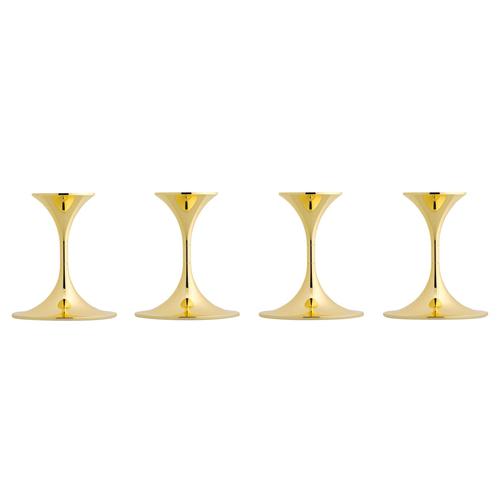 Steel with Brass Jazz Candleholders by Max Brüel for Karakter, Set of 4 For Sale - Image 16 of 16