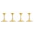 Steel with Brass Jazz Candleholders by Max Brüel for Karakter, Set of 4 For Sale - Image 16 of 16